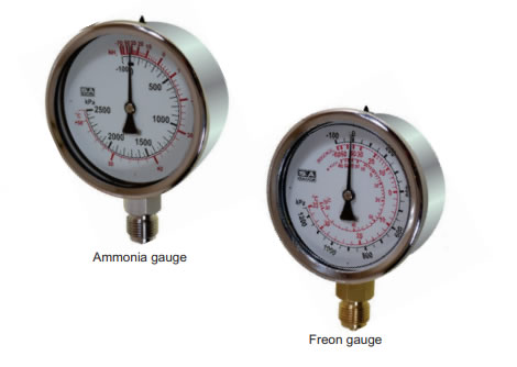 Refrigeration Pressure Industrial Gauge